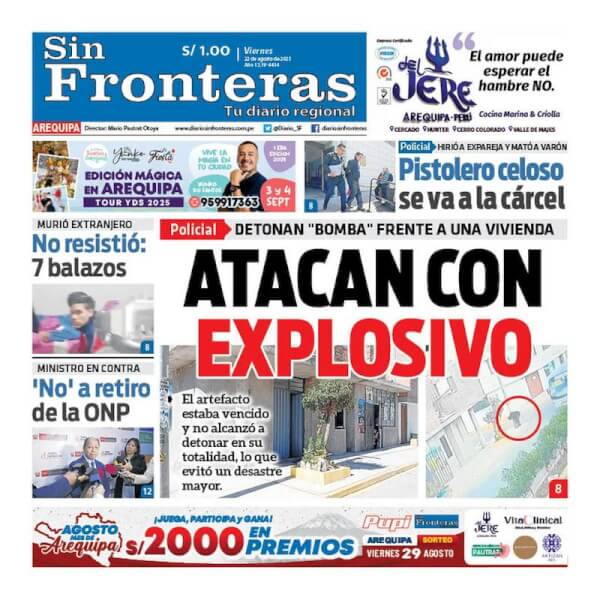 DIARIO SIN FRONTERAS AREQUIPA