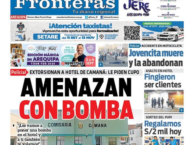 DIARIO SIN FRONTERAS AREQUIPA