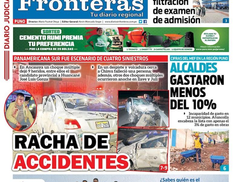 DIARIO SIN FRONTERAS PUNO