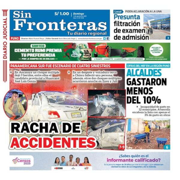 DIARIO SIN FRONTERAS PUNO