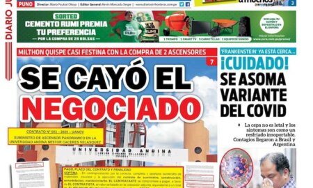 DIARIO SIN FRONTERAS PUNO