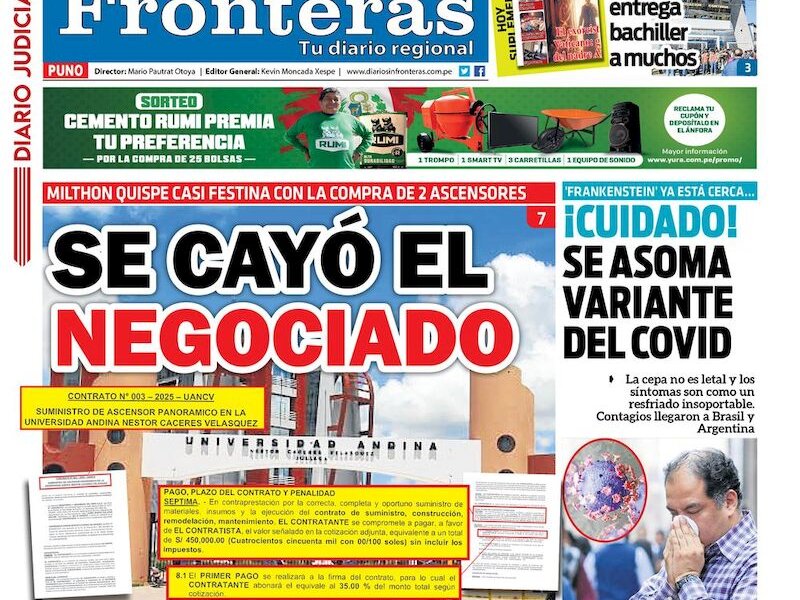 DIARIO SIN FRONTERAS PUNO