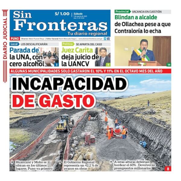 DIARIO SIN FRONTERAS PUNO