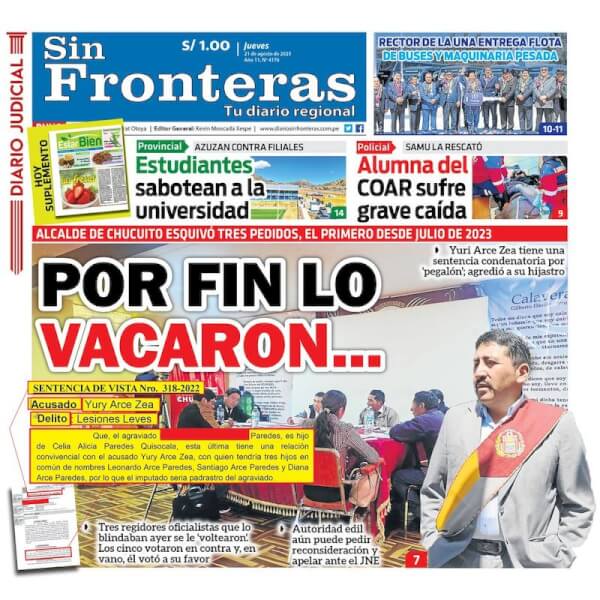 DIARIO SIN FRONTERAS PUNO