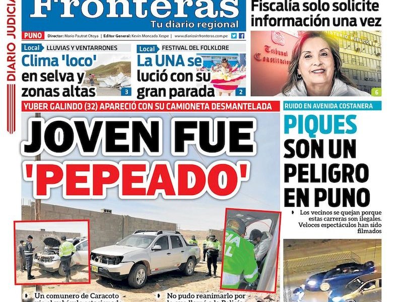 DIARIO SIN FRONTERAS PUNO