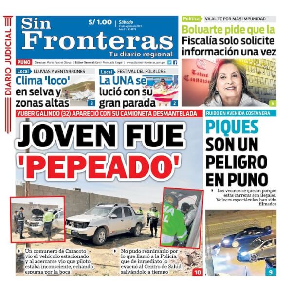 DIARIO SIN FRONTERAS PUNO