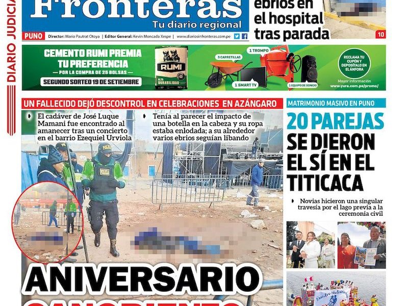 DIARIO SIN FRONTERAS PUNO