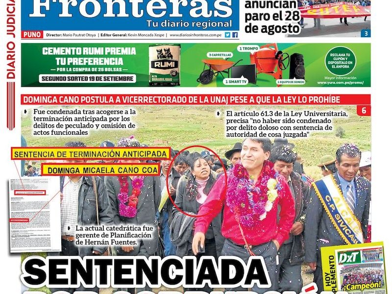 DIARIO SIN FRONTERAS PUNO