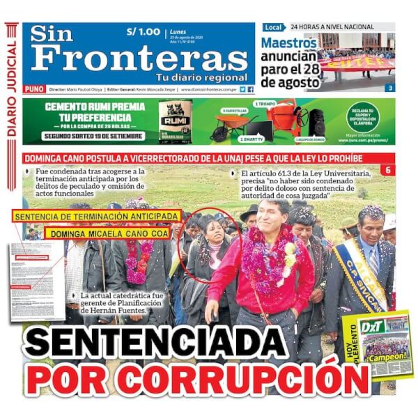 DIARIO SIN FRONTERAS PUNO