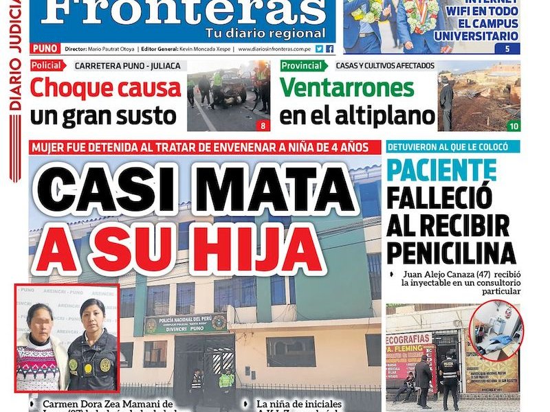 DIARIO SIN FRONTERAS PUNO