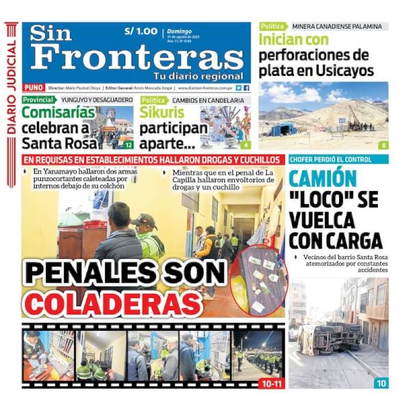 DIARIO SIN FRONTERAS PUNO
