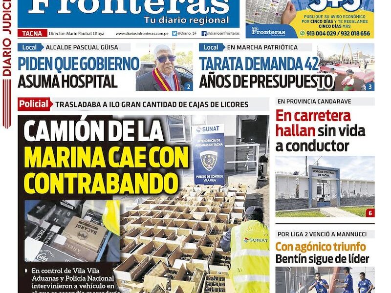 DIARIO SIN FRONTERAS TACNA