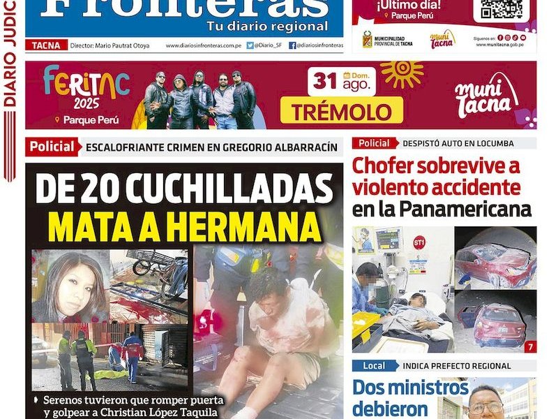 DIARIO SIN FRONTERAS TACNA