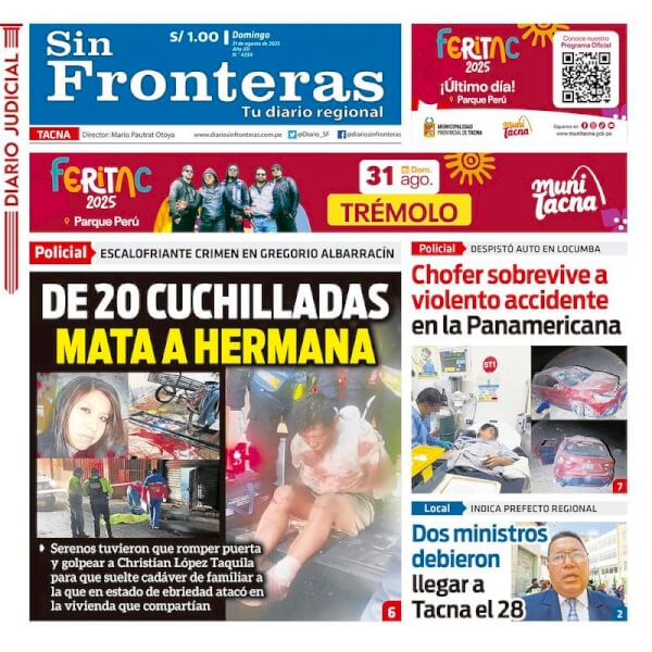 DIARIO SIN FRONTERAS TACNA