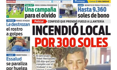 DIARIO SIN FRONTERAS AREQUIPA