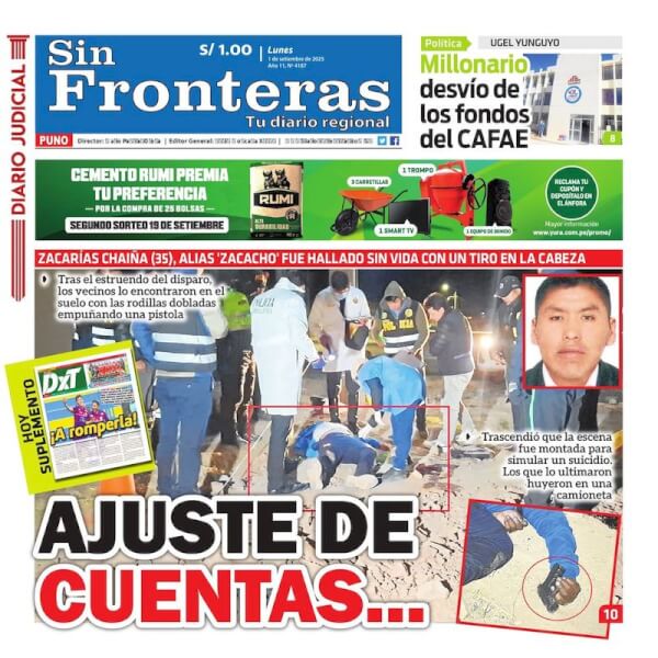 DIARIO SIN FRONTERAS PUNO
