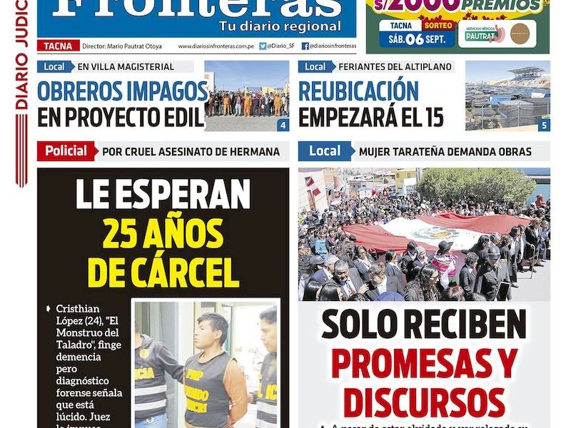 DIARIO SIN FRONTERAS TACNA