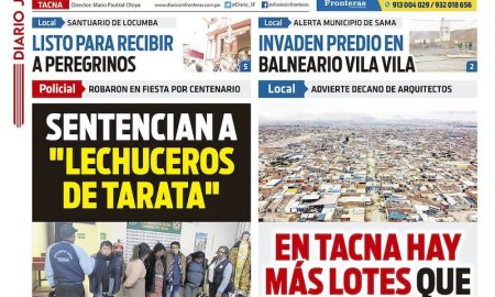 DIARIO SIN FRONTERAS TACNA