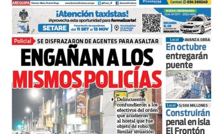 DIARIO SIN FRONTERAS AREQUIPA