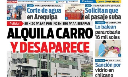 DIARIO SIN FRONTERAS AREQUIPA