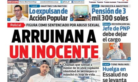 DIARIO SIN FRONTERAS AREQUIPA