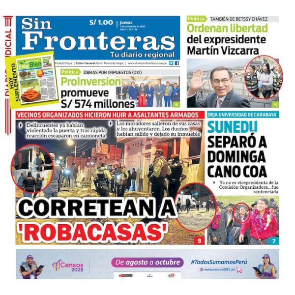 DIARIO SIN FRONTERAS PUNO