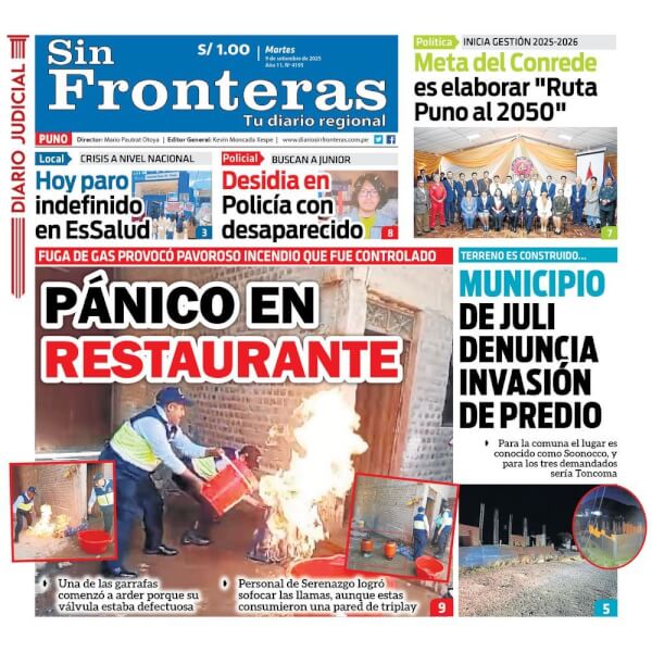 DIARIO SIN FRONTERAS PUNO