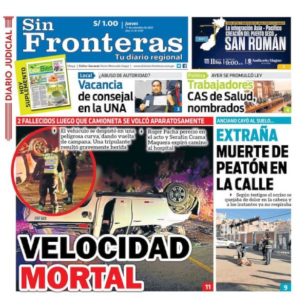 DIARIO SIN FRONTERAS PUNO