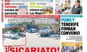 DIARIO SIN FRONTERAS PUNO