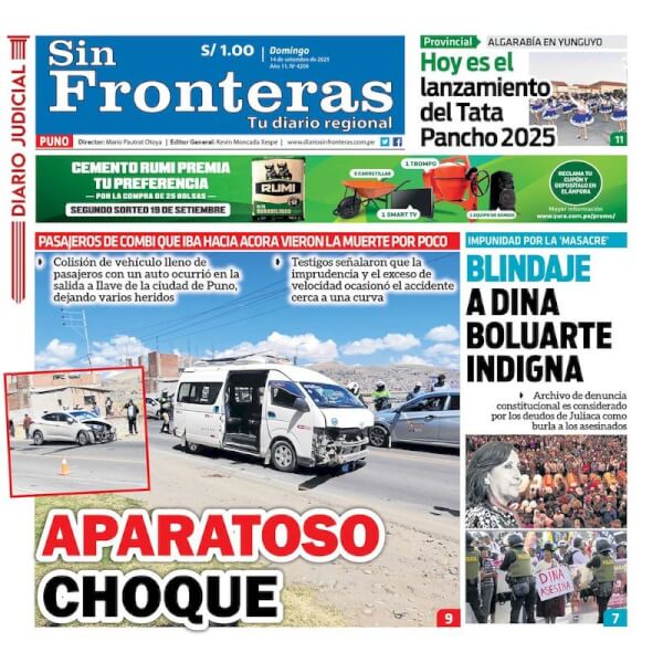 DIARIO SIN FRONTERAS PUNO